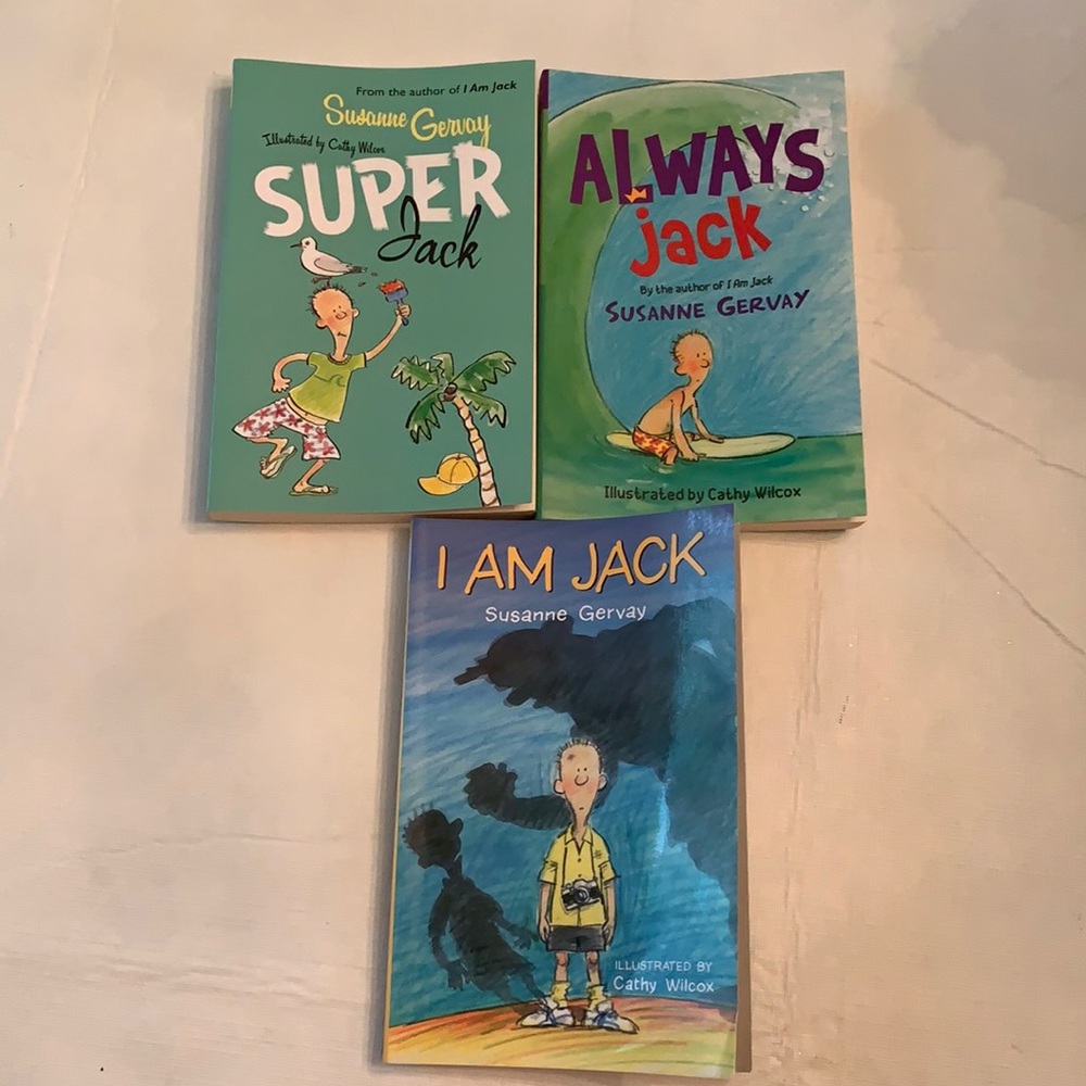 3 “Jack” Books.m, by Susanne Harvey.